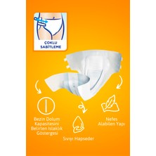 Tena Slip Maxi Bel Bantlı Hasta Bezi, En Büyük Boy (Xl), 8 Damla, 24'Lü 3 Paket 72 Adet