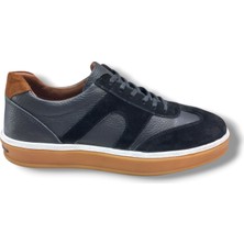 Growish GR0304 Gudi Baskı  Floter Deri Üst Kalite Kauçuk Taban Erkek Sneaker Ayakkabı