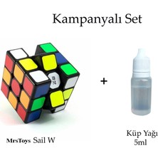 Mrs Toys Qiyi Sail W 3x3Zeka Küpü Sabır Küpü Rubik Küpü