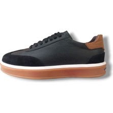 Growish GE0192-2 Gudi Baskı  Floter Deri Üst Kalite Kauçuk Taban Erkek Sneaker Ayakkabı