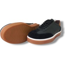 Growish GE0192-2 Gudi Baskı  Floter Deri Üst Kalite Kauçuk Taban Erkek Sneaker Ayakkabı