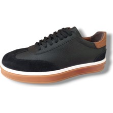 Growish GE0192-2 Gudi Baskı  Floter Deri Üst Kalite Kauçuk Taban Erkek Sneaker Ayakkabı