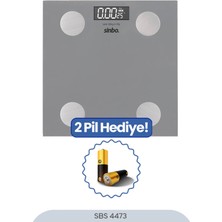 SBS-4473 Bluetooth Dijital Yağ Su Kas Vücut Kitle Endeksi Kilo Ölçer Tartı Baskül