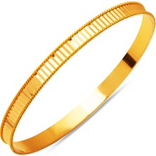 Bilezikci Müjde Model 22 Ayar Sarı Altın Bilezik 15 Gram