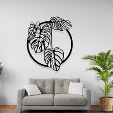 Abronya Deve Tabanı Yaprak Tablosu Duvar Dekorasyonu Sac Tablo