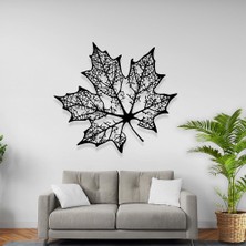 Abronya Akçaağaç Yaprağı Tablo Lazer Kesim Metal Tablo