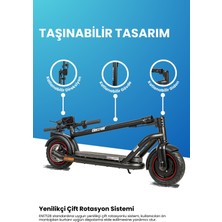 Electroll N65 Elektrikli Scooter | Yenilikçi Teknoloji, Zarif Tasarım, Üstün Konfor, Güvenli Sürüş