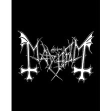 Mayhem Logo Büyük Sırt Patch Yama