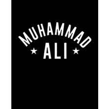 Muhammed Ali Text Büyük Sırt Patch Yama
