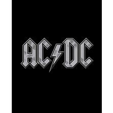 Ac Dc Logo Classic Büyük Sırt Patch Yama