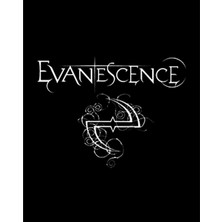 Evanescence Logo ve Yazı Büyük Sırt Patch Yama
