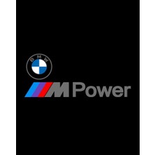 Bmw Logo M Power Yazı Büyük Sırt Patch Yama