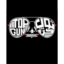 Top Gun Maverick Glasses Büyük Sırt Patch Yama