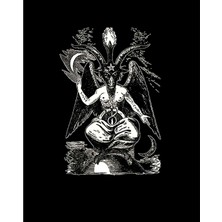 Baphomet Cliphas Levi Del Büyük Sırt Patch Yama