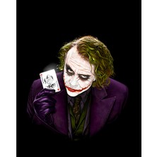 Joker Poker Card Büyük Sırt Patch Yama