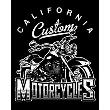 California Custom Motorcycles Büyük Sırt Patch Yama