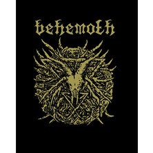Behemoth Goat Pentagram Büyük Sırt Patch Yama