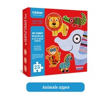 Zhuning Shop 1 Hayvanlar Tarzı Mideer Bulmaca Çocuk Eğitici Kalın Kağıt Puzzle Oyuncak 2 Yaşından Büyük Başlangıç ​​için Büyük Puzzle Jigsaw Doğum Günü Hediyesi (Yurt Dışından)