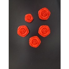 STARLAB3DSTUDIOS Gül Şeklinde Magnet (10'lu) (4cm)