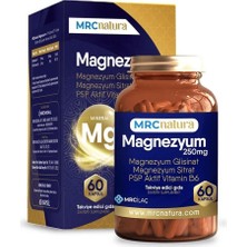 Mrc Natura   Magnezyum 250 mg Bisglisinat & Sitrat & P5p Vitamin B6 60 Kapsül