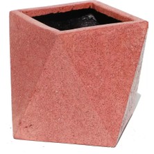 Beton Prizma Saksı