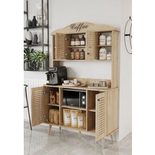 Enwood Avior Safir Meşe Rengi Kahve Köşesi Mdf 185 x 120 x 40  cm