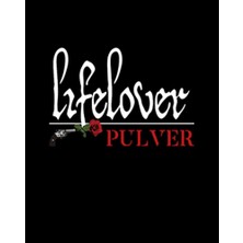 Lifelover Pulver Text Büyük Sırt Patch Yama