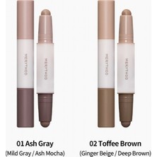 Merythod Double Contour Stick 01 Ash Grey - Çift Taraflı Soğuk Tonlu Kontür Stick