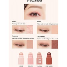 Merythod Reeledge Eye Crayon 01 Cozyrust - 4 Renkli Eye Crayon