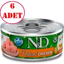 Nd Natural Tavuklu Kedi Konservesi 70 gr 6 Ad