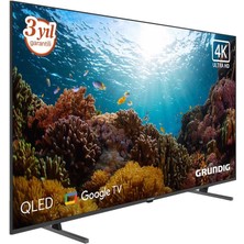 Grundig 55GJQ9200 55'' 139 Ekran Uydu Alıcılı 4K Ultra HD Google Smart QLED TV