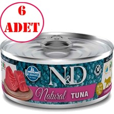 Nd Natural Ton Balıklı Kedi Konservesi 70 gr 6 Ad
