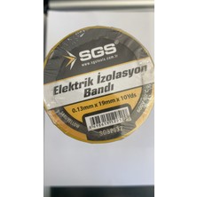 Sgs  Elektrik Izolasyon  Bandı 0.13 mm x 19 mm X13 Yds  ( 5 Adet )