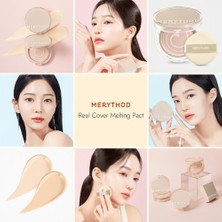 Merythod Reelcover Melting Pact 02 Natural Beige SPF50+PA++++ - Yağlı Ciltler Için Yüksek Kapatıcı Fondöten