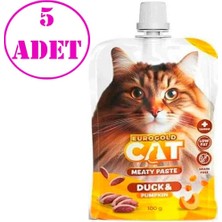 Euro Gold Cat Et Ezmesi Ördek Balkabağı 100 gr 5 Ad