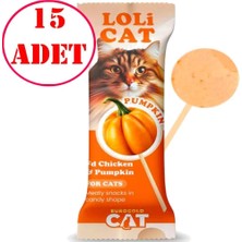 Eurogold Lolicat Fd Kedi Ödülü Balkabaklı 1,5 gr Lolipop 15 Ad