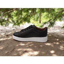 Hızır Shoes  Deri Casual Bağcıklı Ayak Dostu Ayakkabı