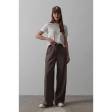 Rose's Boutiqe All About Women Beli Lastikli Bol Paça Pantolon - Kahve