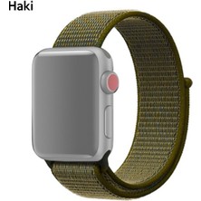 Ally Apple Watch 7-8 41MM 6-5-4 40MM Nylon Loop Spor Kayis Kordon 3-2-1 38MM