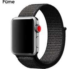 Ally Apple Watch 7-8 41MM 6-5-4 40MM Nylon Loop Spor Kayis Kordon 3-2-1 38MM