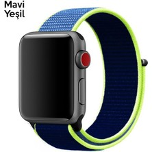 Ally Apple Watch 7-8 41MM 6-5-4 40MM Nylon Loop Spor Kayis Kordon 3-2-1 38MM