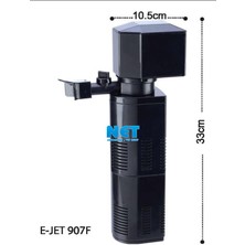 Ejet Jet Iç Filtre 1350 L/h, 200-J907FASD Akvaryum Iç Filtre Akvaryum Suyu Temizleme Motoru
