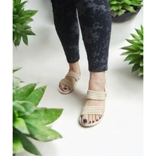 Kadın Döngülü Eva Yumuşak,esnek Çift Bant Deniz,plaj,havuz Sandalet Terlik