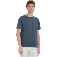 Indigo Regular Fit Bisiklet Yaka Pamuklu Tişört