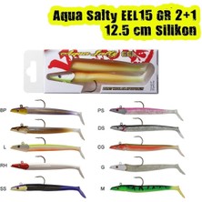 Aqua Salty Eel 15 gr 2+1 Silikon Renk:ss(Sexy Shad)