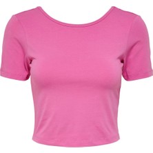 Only 15234992 Genis Yaka Bayan Body - Pembe