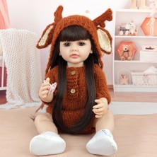 Lianyingzhuangshi 3 Yaş ve Üzeri Için Emzikli ve Biberonlu 55 cm Bebek (Yurt Dışından)