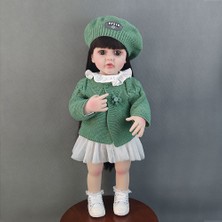Lianyingzhuangshi Emzikli ve Biberonlu 55 cm Bebek, 3 Yaş ve Üzeri Için Uygundur (Yurt Dışından)