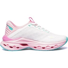 Hummel Beyaz-Pembe Fileli Esnek Kadın Spor Ayakkabı 900682 Hml Horizon