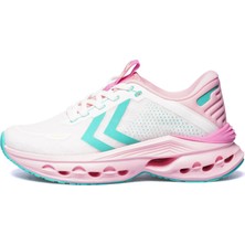 Hummel Beyaz-Pembe Fileli Esnek Kadın Spor Ayakkabı 900682 Hml Horizon
